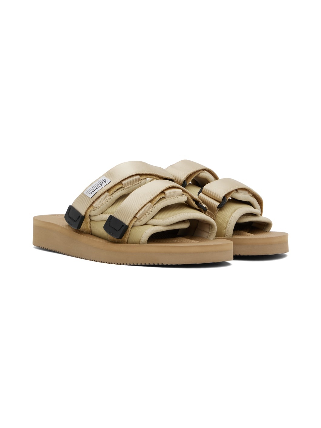 Beige MOTO-Cab Sandals - 4