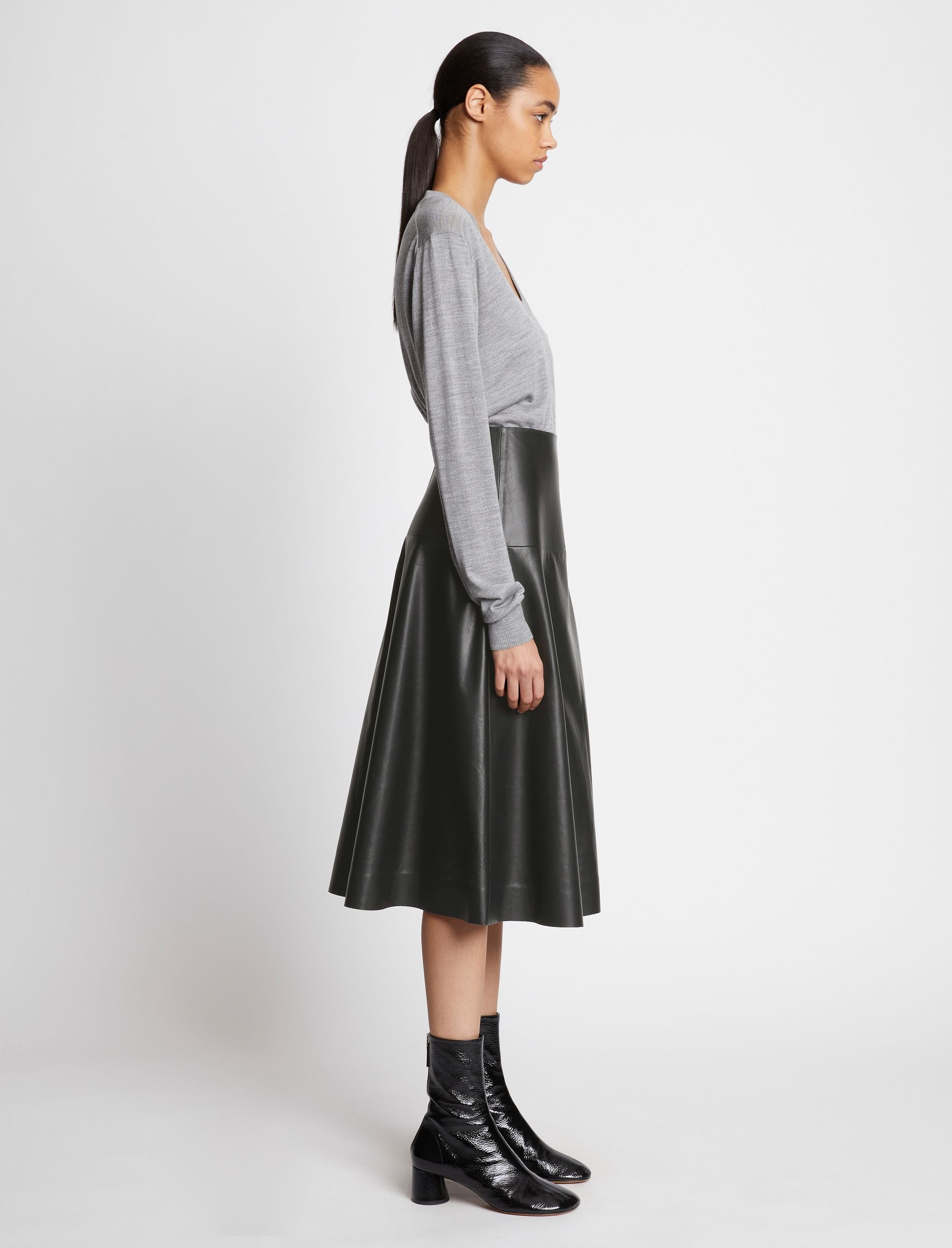 Leather Skirt - 3