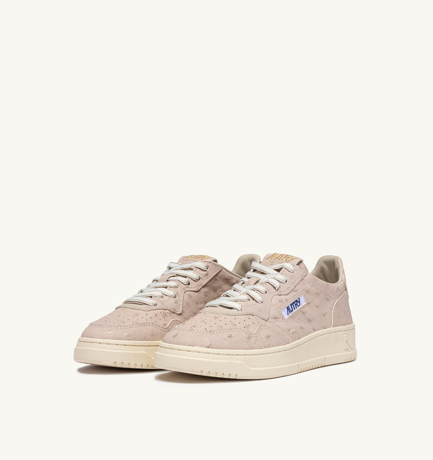 MEDALIST LOW SNEAKERS IN WOOD ASH LEATHER - 2