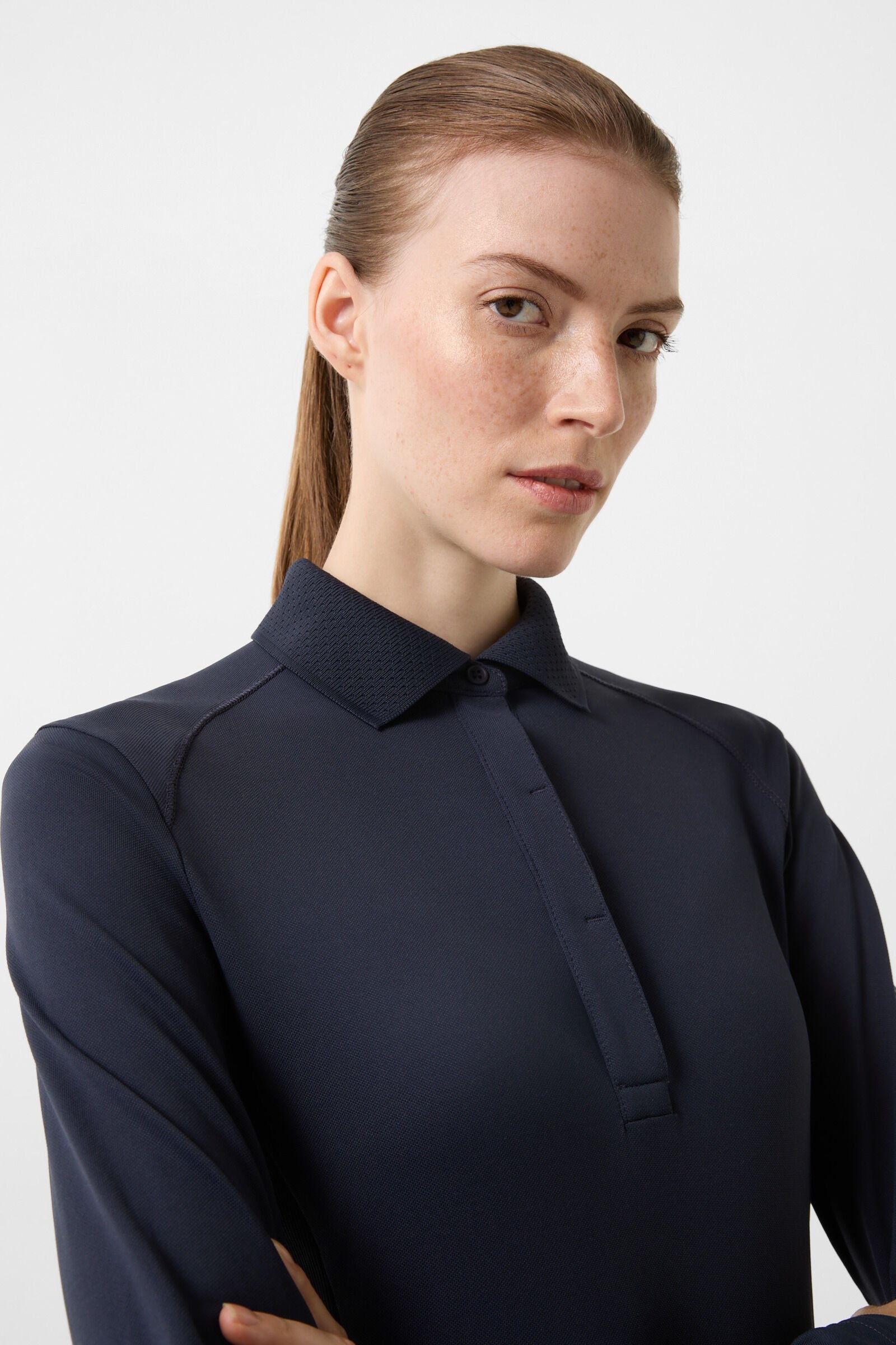 Gisella Functional polo shirt in Navy blue - 4