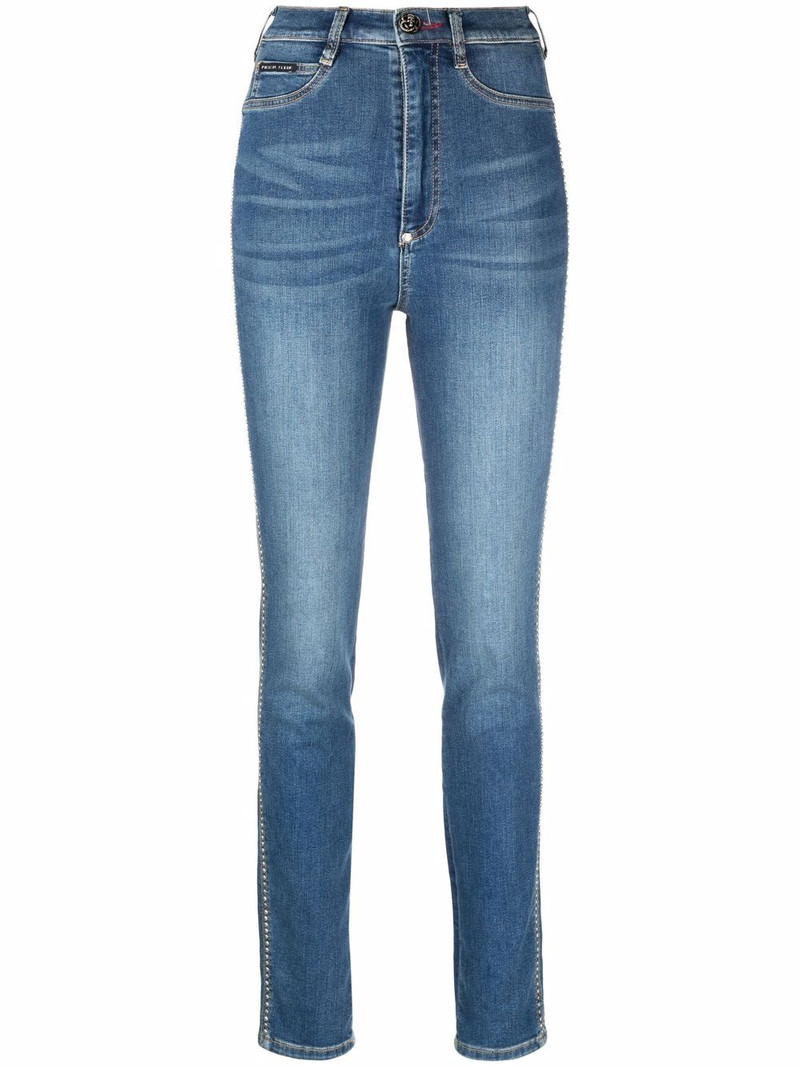 super-high waisted skinny jeans 1