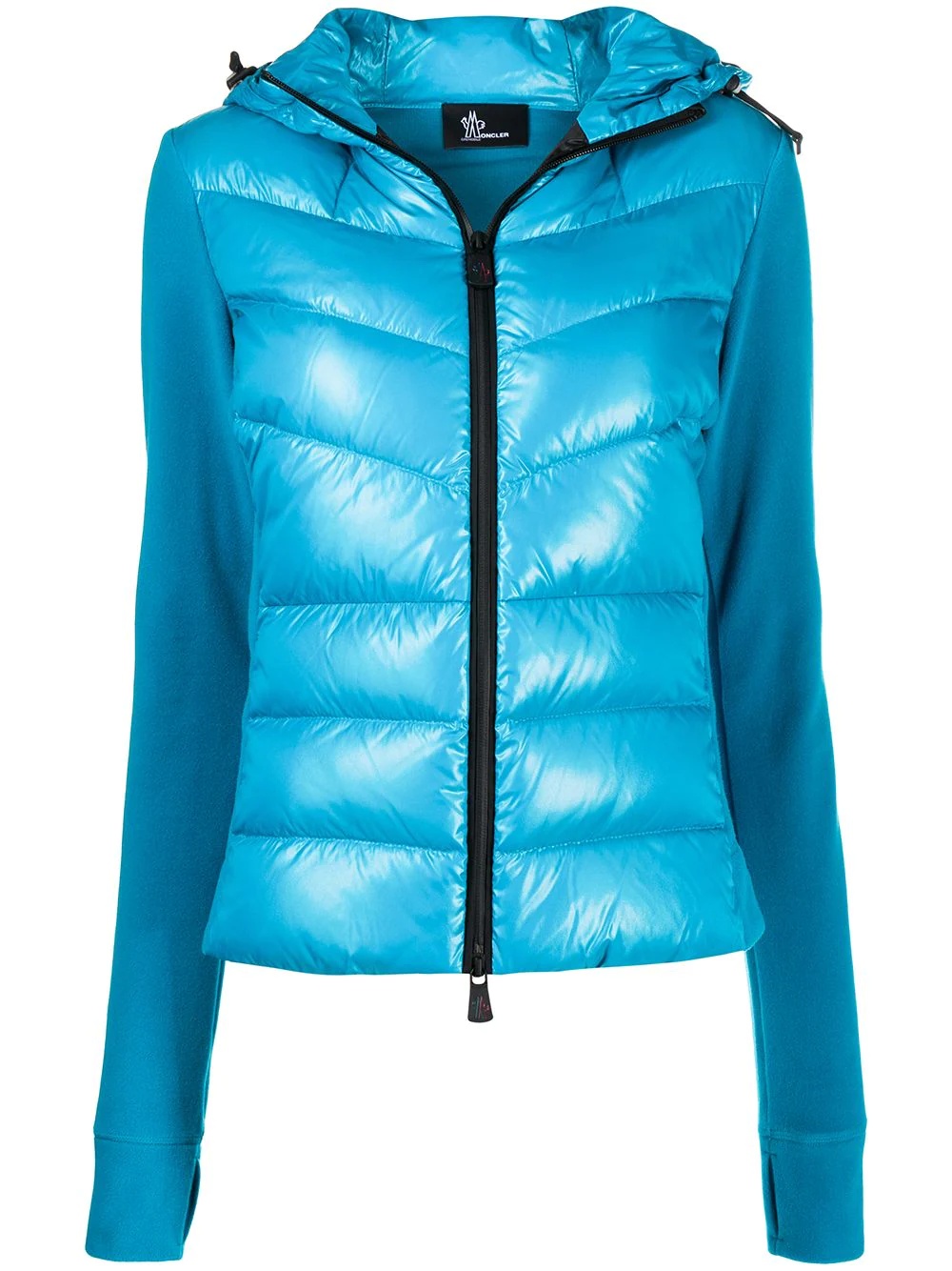 Slimline panelled down jacket - 1