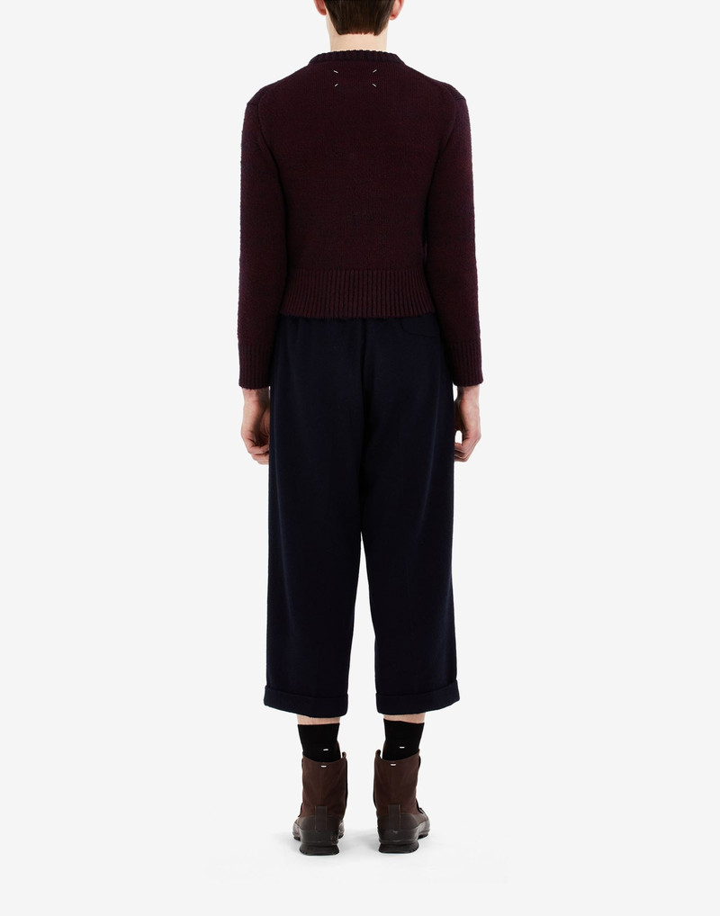 Wool-blend crewneck sweater 4