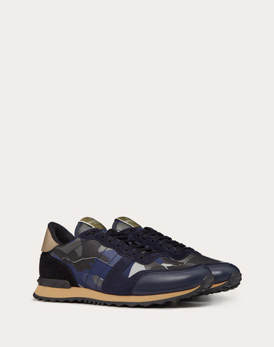 Valentino Rockrunner Camouflage Laminated Sneaker outlook