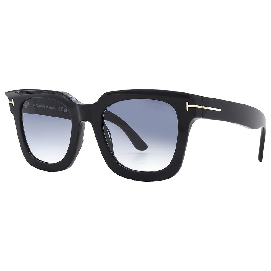 Tom Ford Leigh Smoke Gradient Square Ladies Sunglasses FT1115 01B 52 - 3