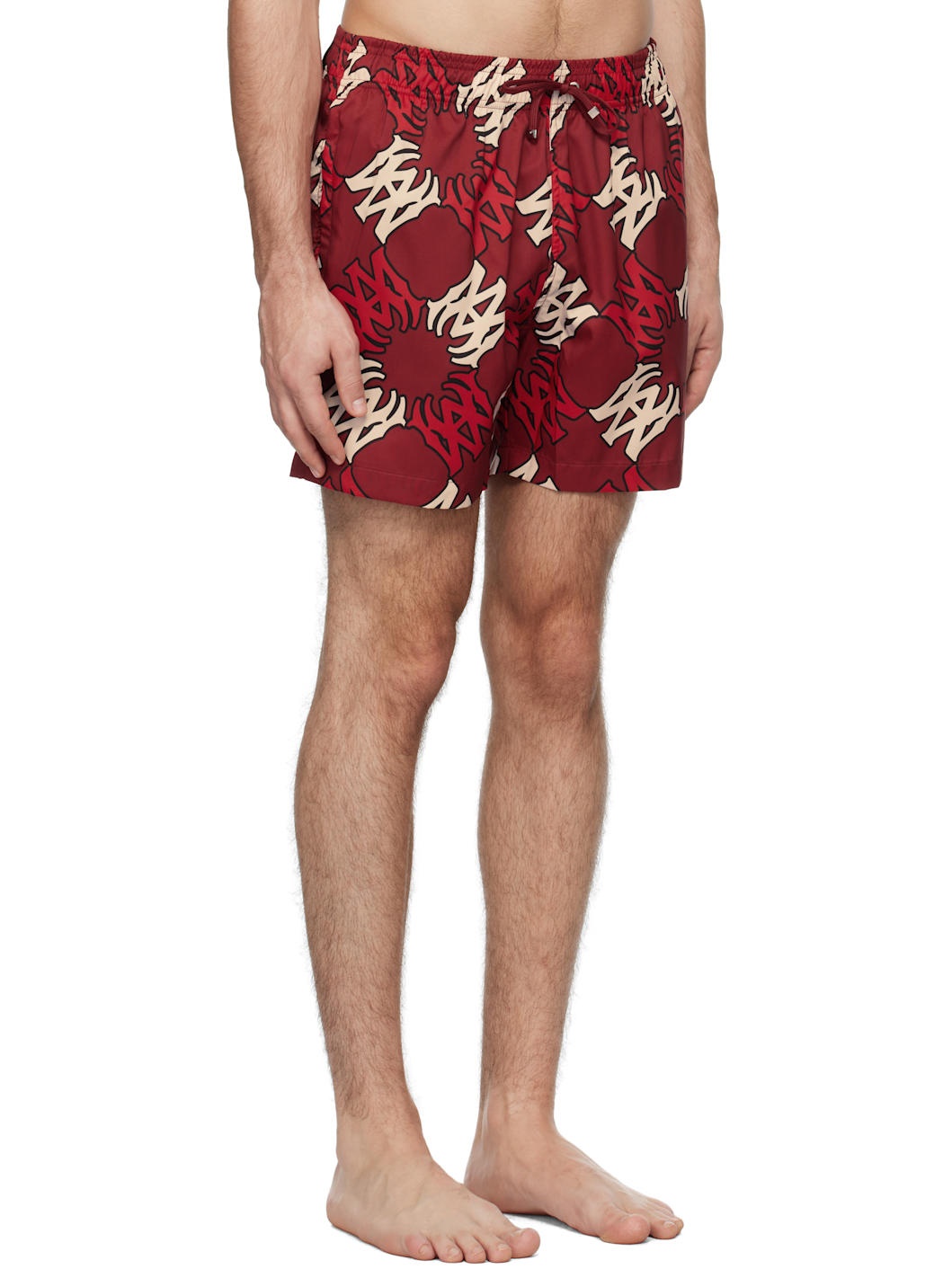 Red MA Quad Swim Shorts - 2