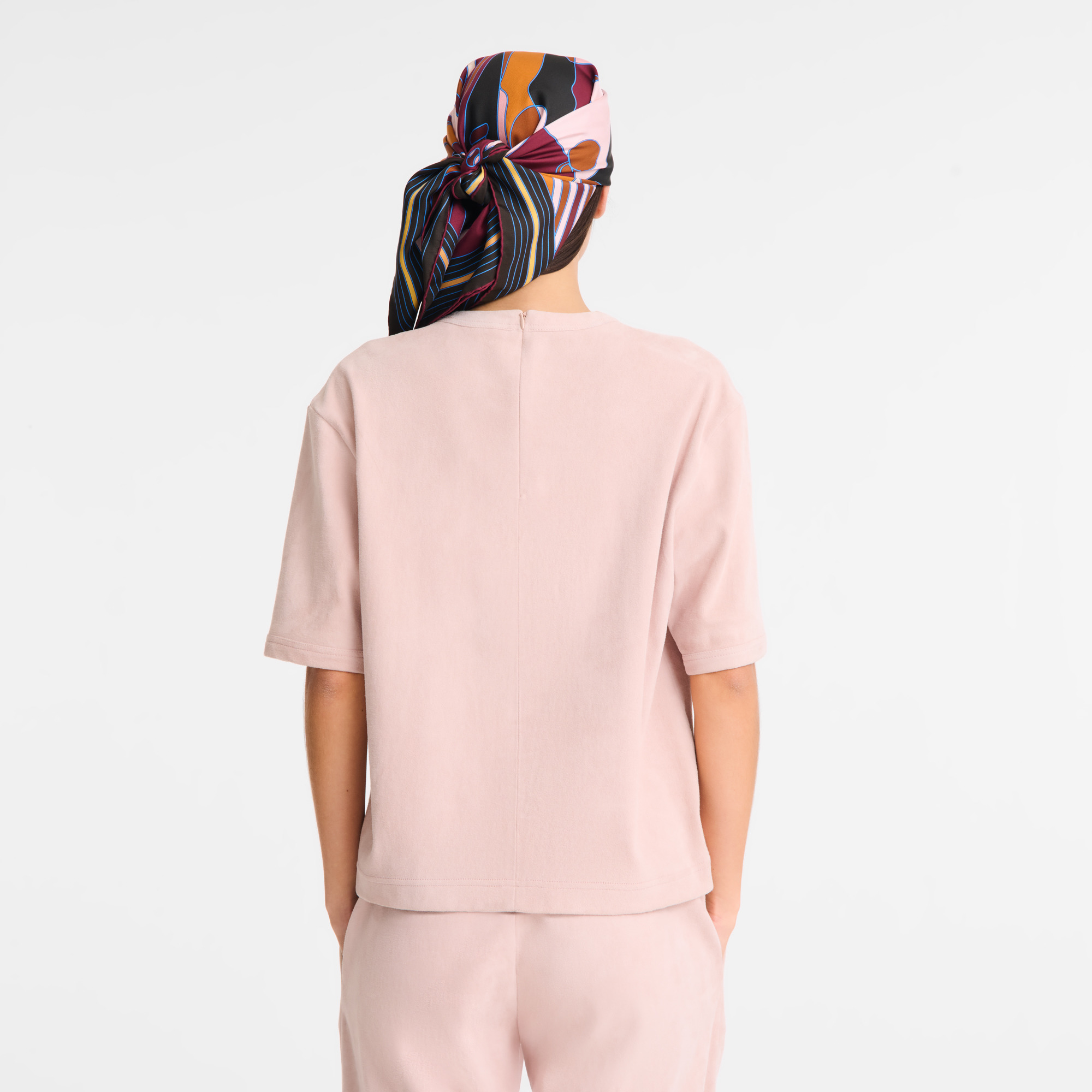 Short leather top Pink - Leather - 3