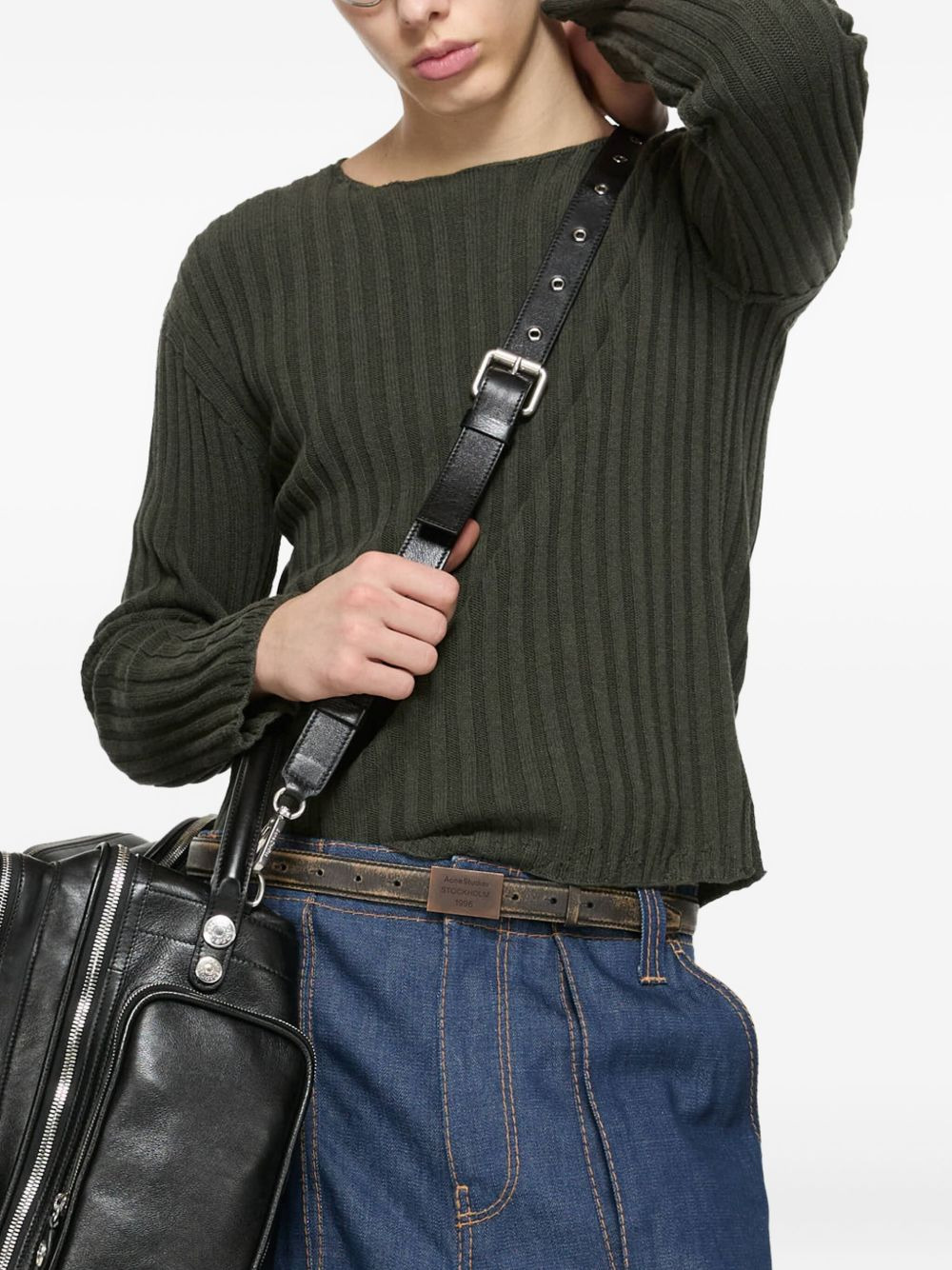 ribbed cotton sweater - 4