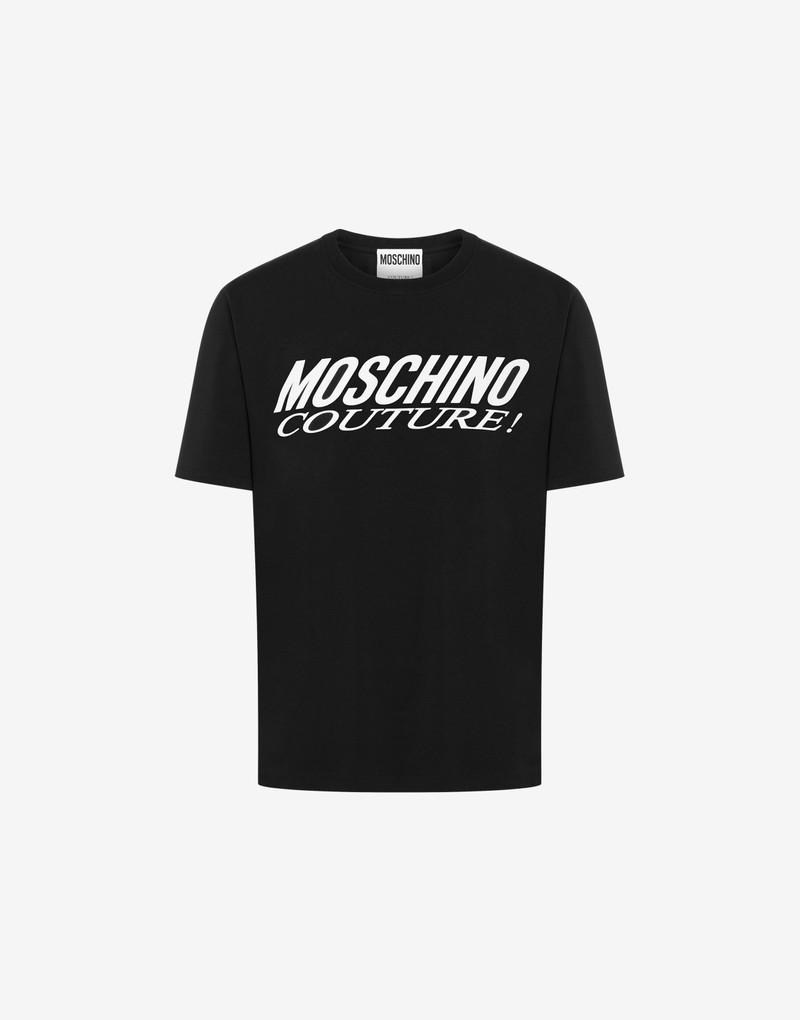 T-SHIRT WITH MOSCHINO COUTURE! LOGO 1