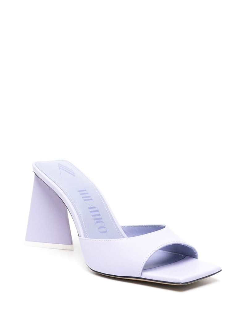 THE ATTICO Mini Devon 95mm leather mules outlook