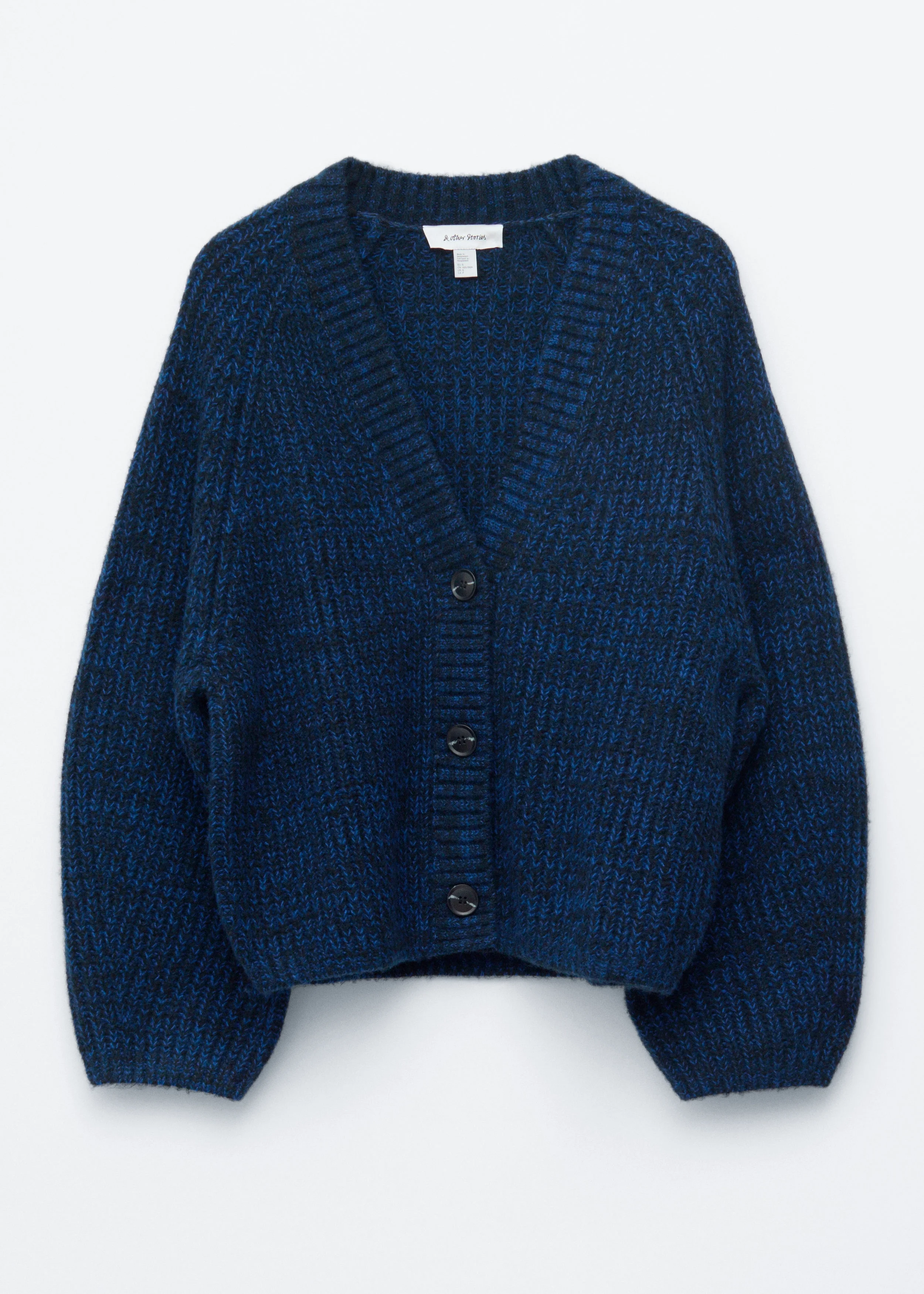 Chunky Rib-Knit Cardigan - 1