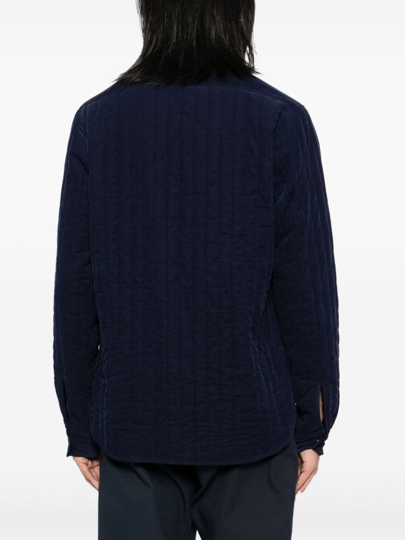 padded velvet shirt jacket 4