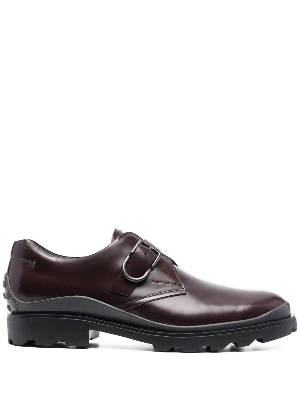 buckled monk strap low-top shoes - 1