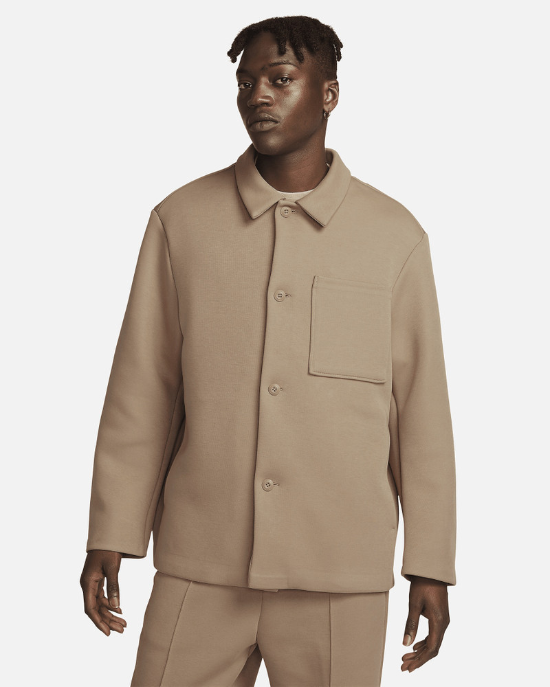 Reimagined technical-fleece shirt jacket - 1