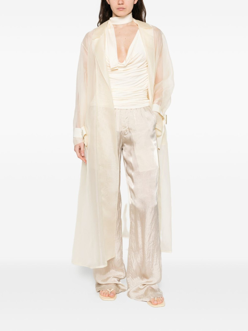 Herno belted coat outlook