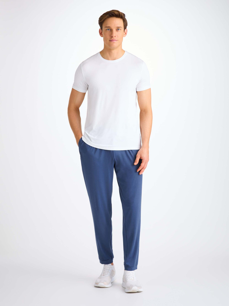 Men's Track Pants Basel Micro Modal Stretch Sapphire 3
