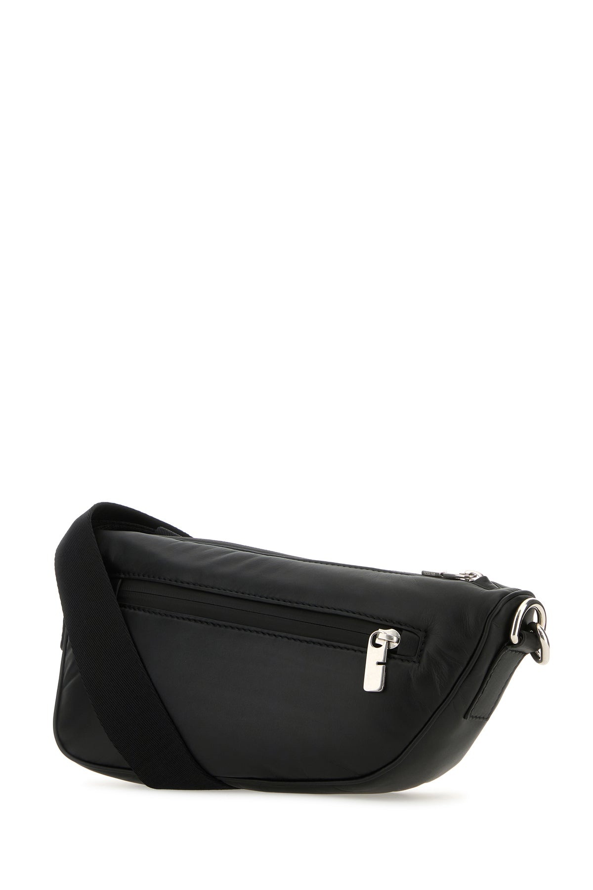 Black leather Shield crossbody bag - 2