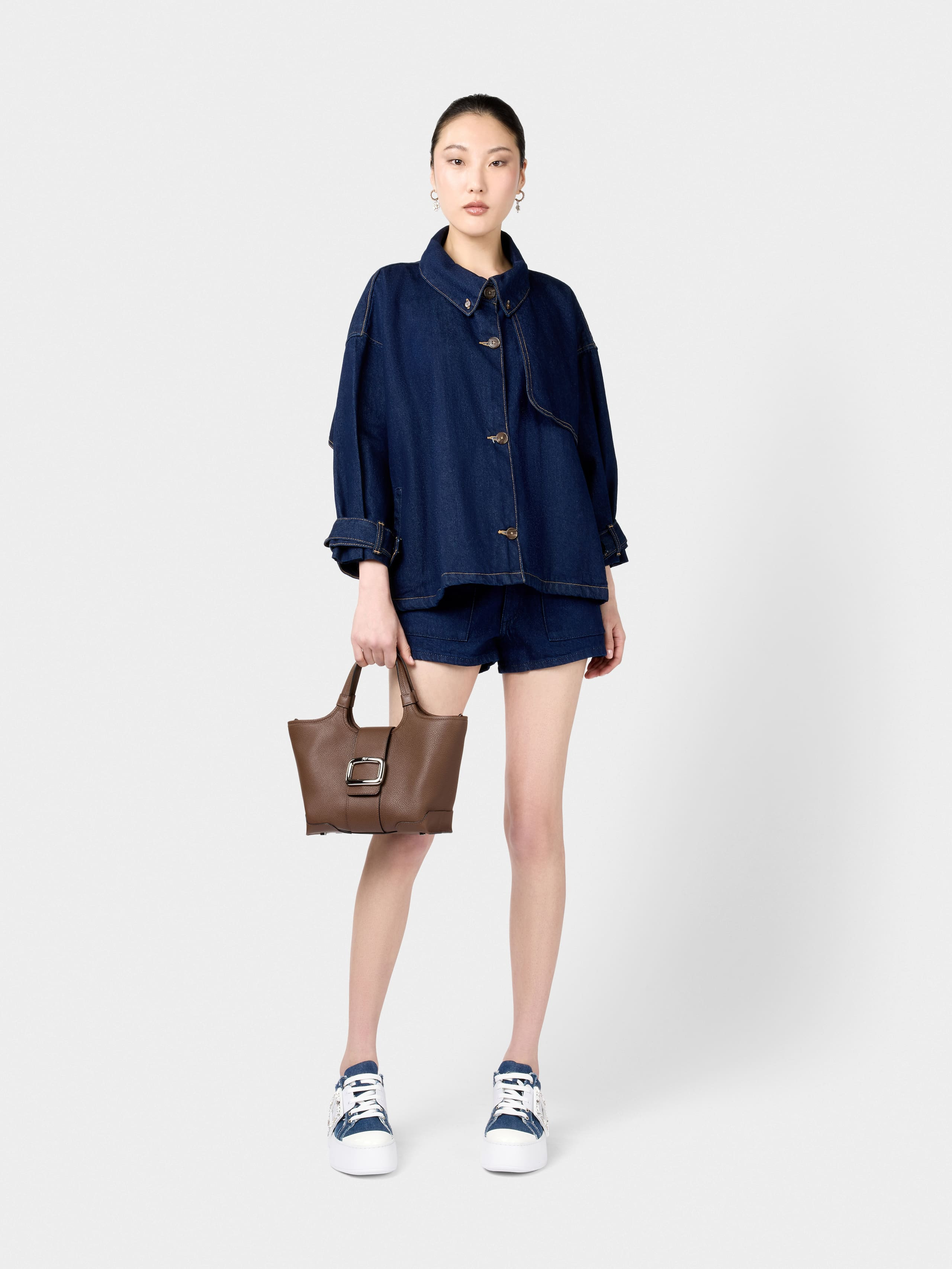 Viv' Skate Sneakers in denim - 10