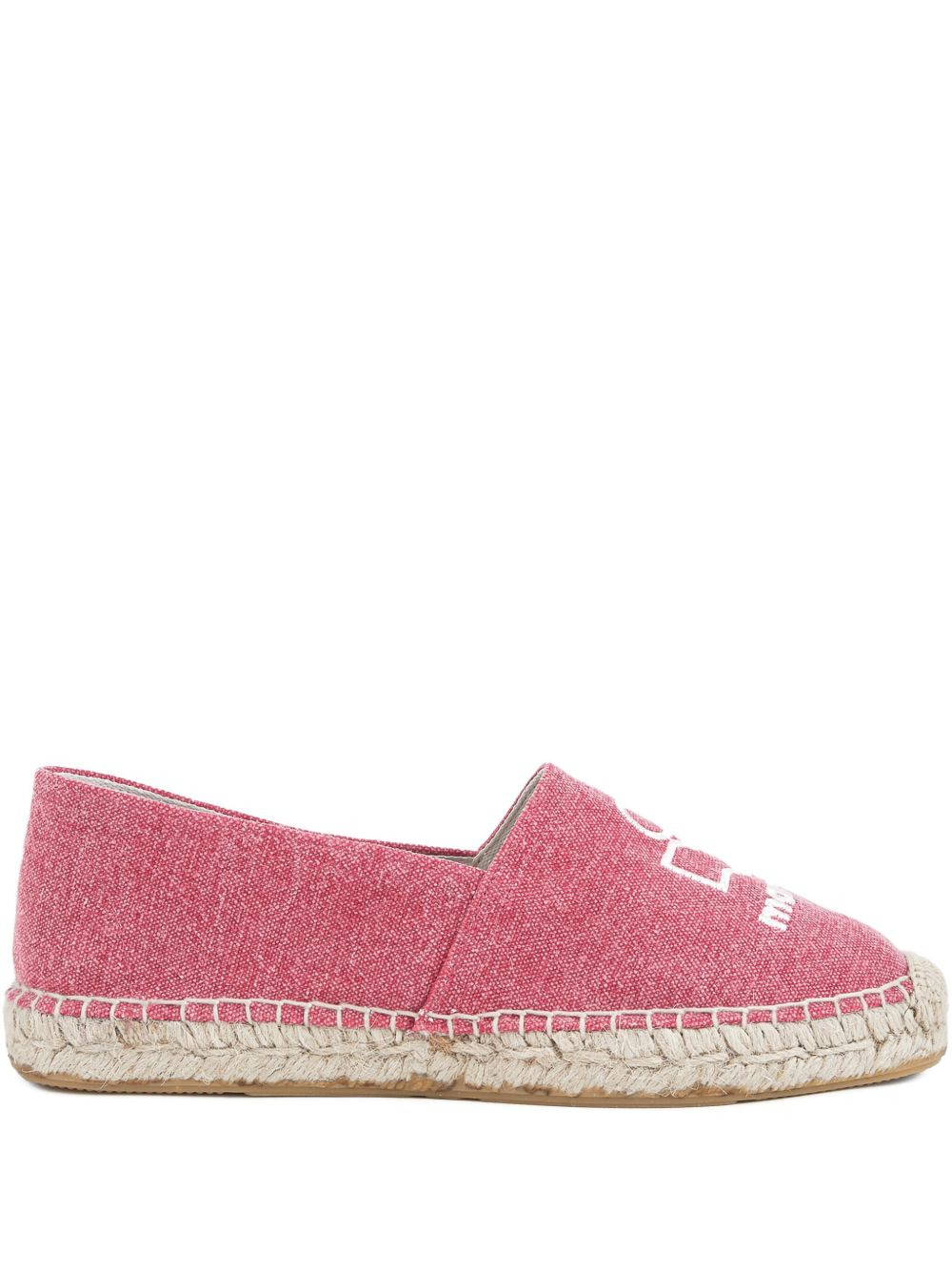 Canae logo-embroidered flat espadrilles - 1