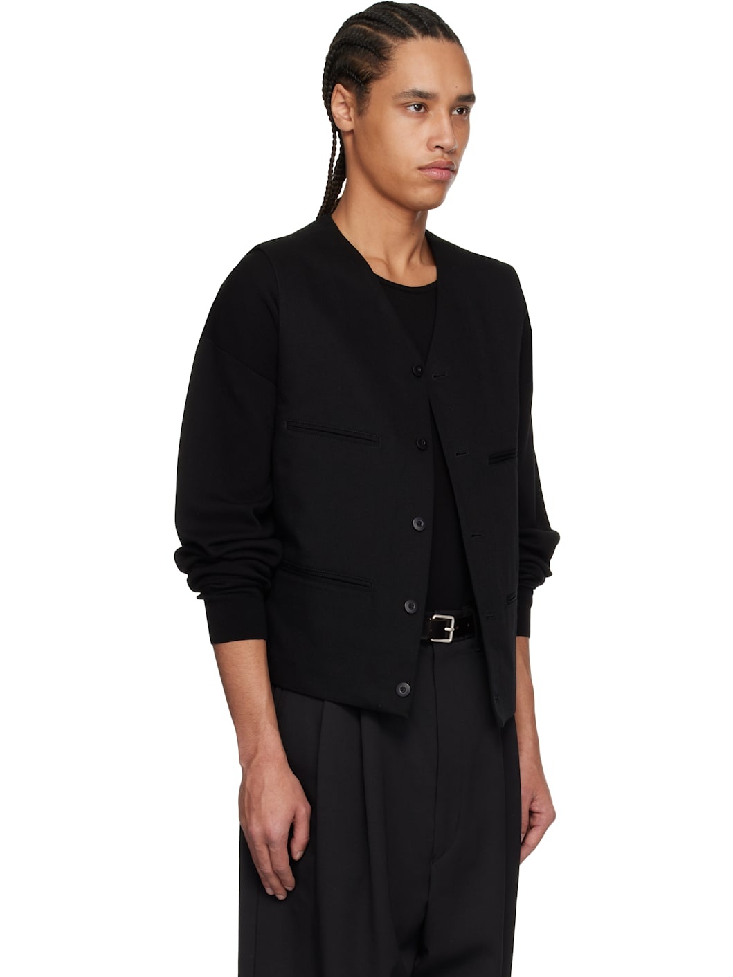 Black Waistcoat Vest - 2