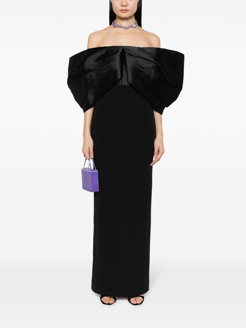 SOLACE LONDON Filippa off-shoulder gown outlook