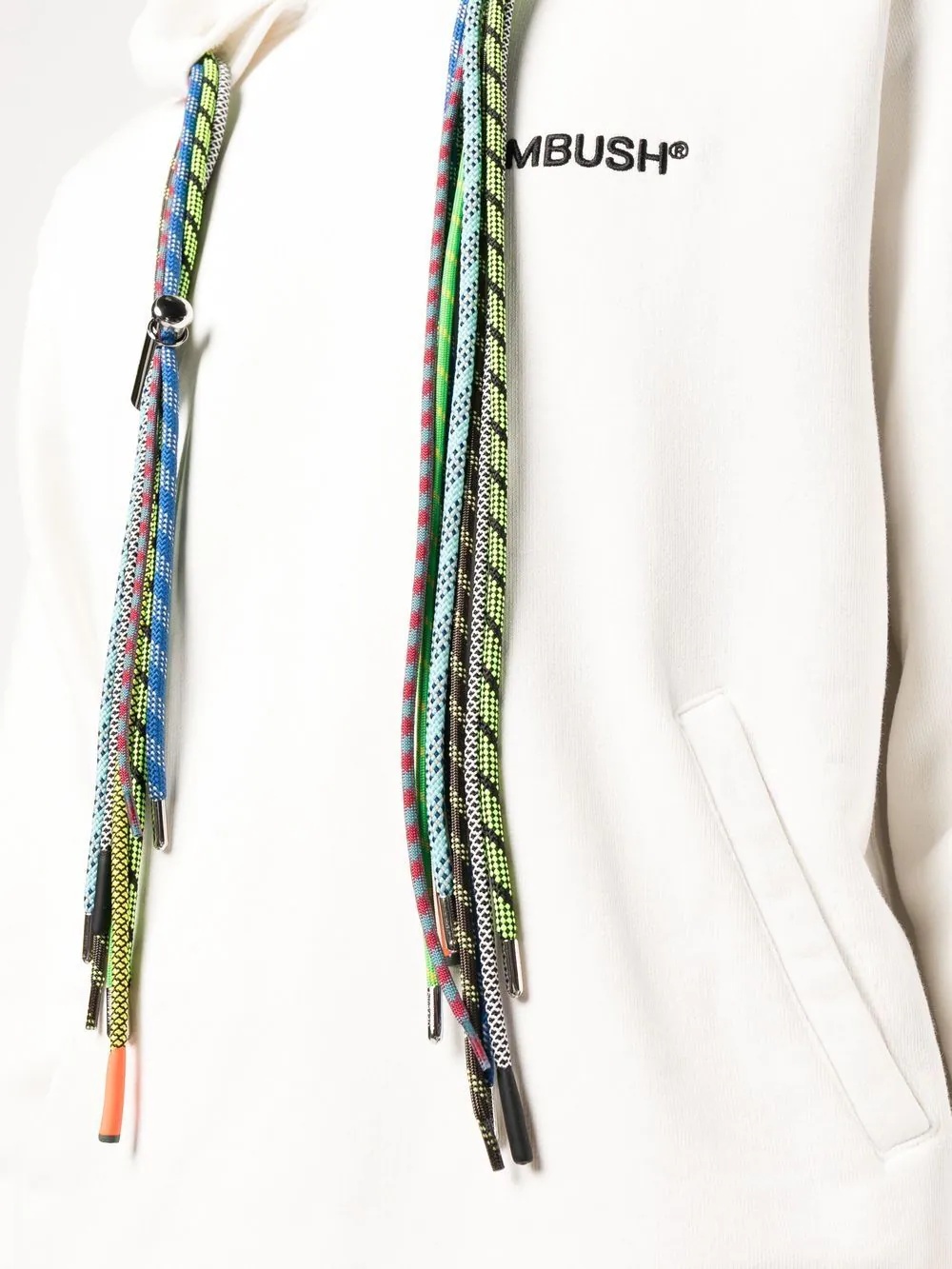 multi-cord cotton hoodie - 5