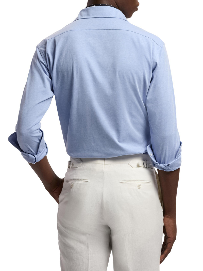 Men's Aston Cotton-Blend Button-Front Shirt - Blue 5