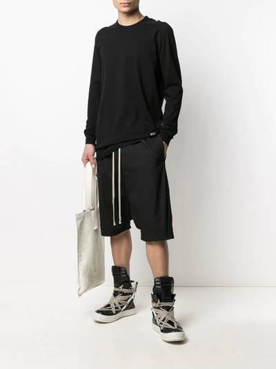 Rick Owens DRKSHDW logo patch detail T-shirt outlook