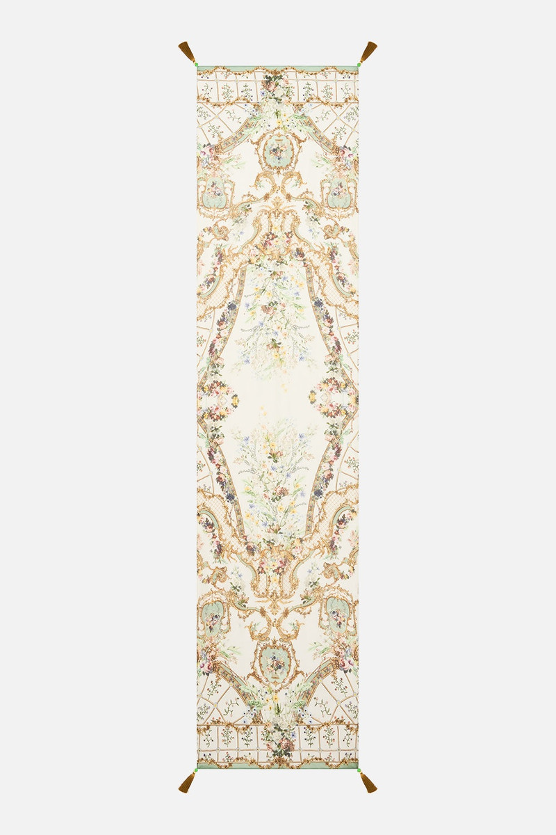 CAMILLA LONG SILK CRINKLE CHIFFON SCARF outlook