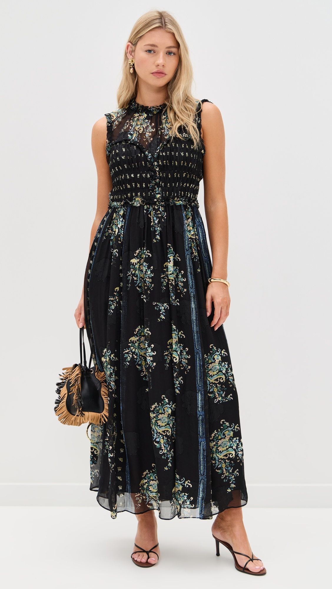 Kasia Sleeveless Midi Dress - 4
