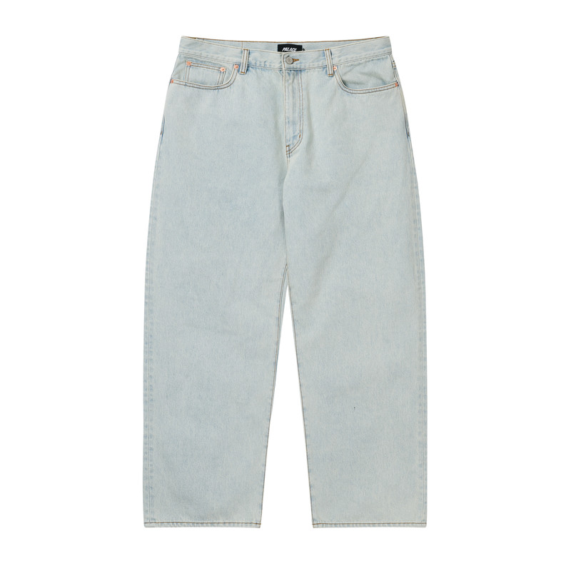 PALACE LE SCRIPT P90 BAGGY JEAN LIGHT ACID WASH outlook