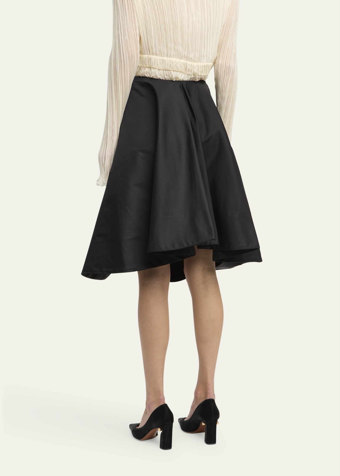 A-line Midi Circle Skirt - 3
