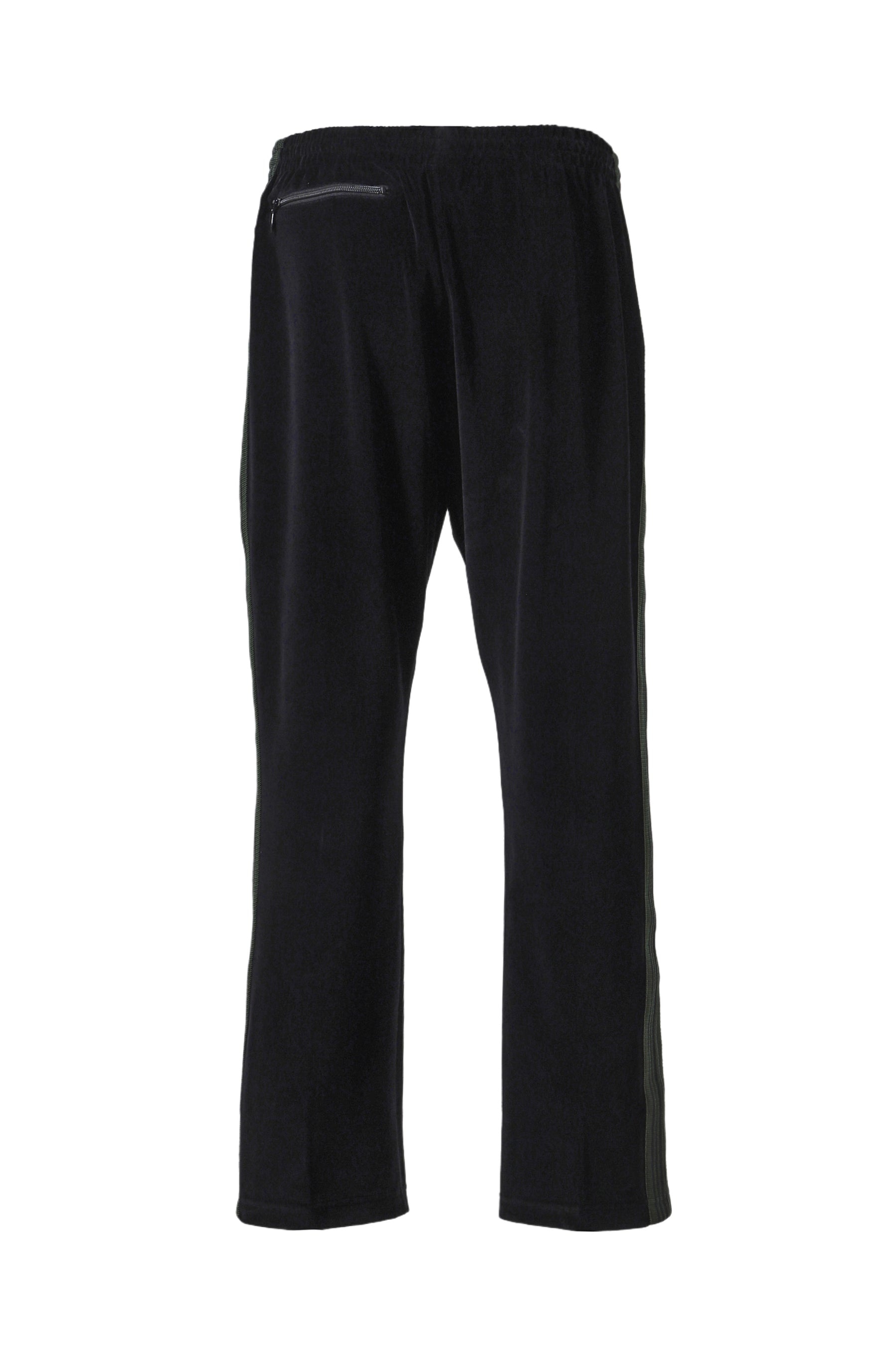 NARROW TRACK PANT - C/PE VELOUR / BLK - 2