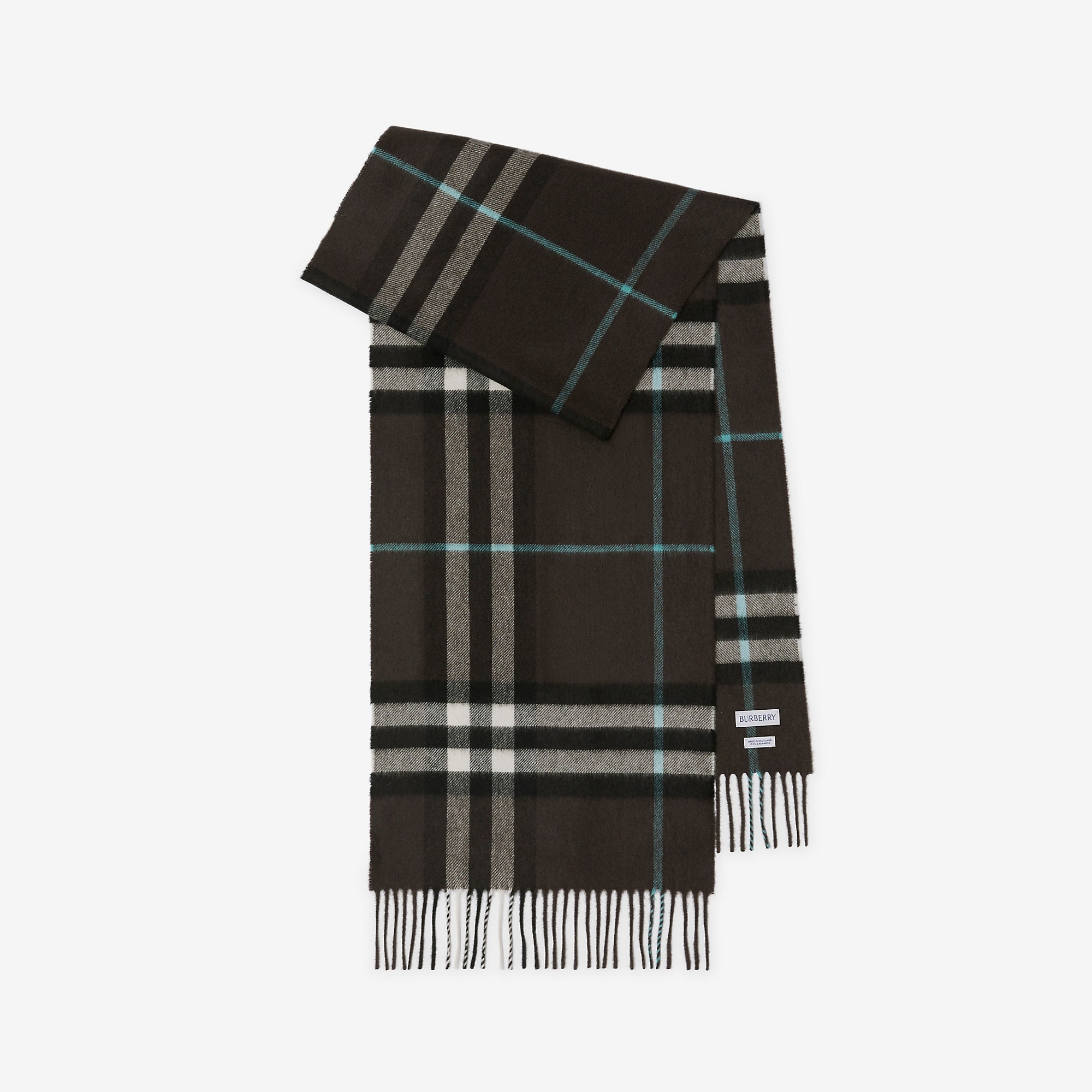 Check Cashmere Scarf - 1