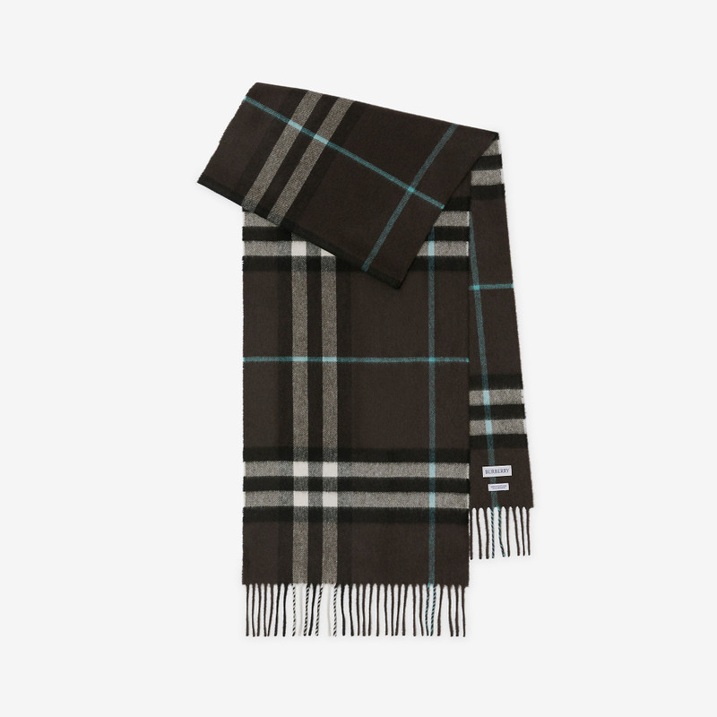 Check Cashmere Scarf 1