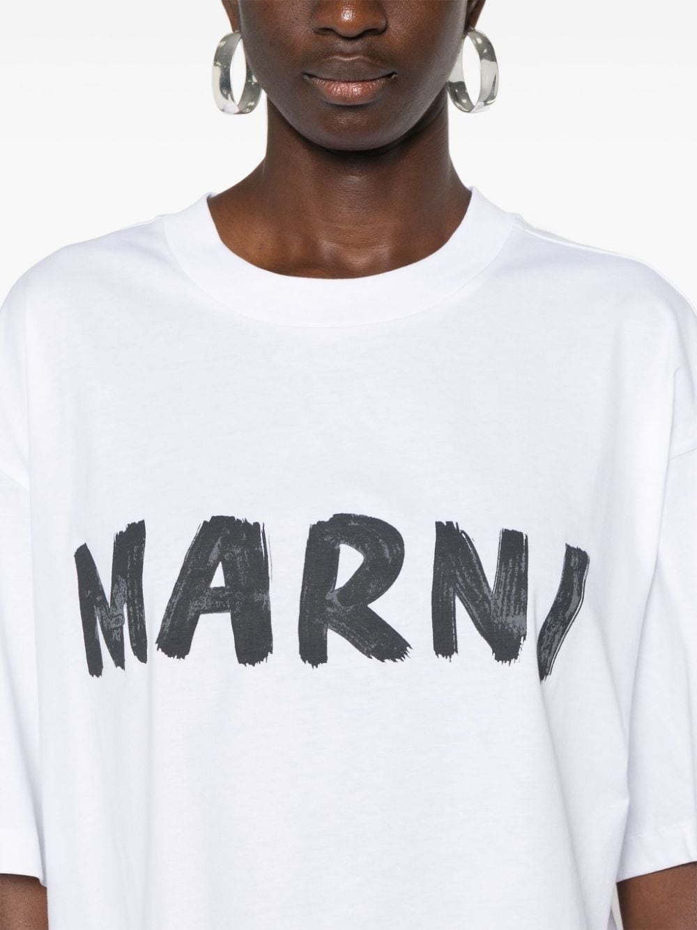 cropped organic cotton T-shirt - 5
