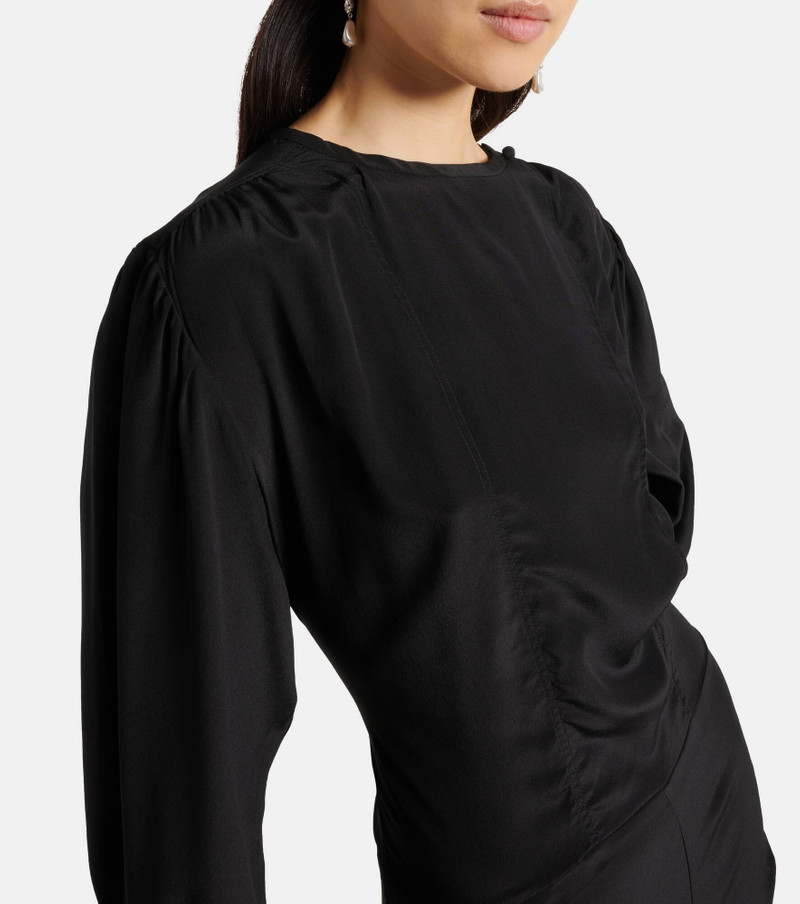 Hanane ruffled silk maxi dress 4