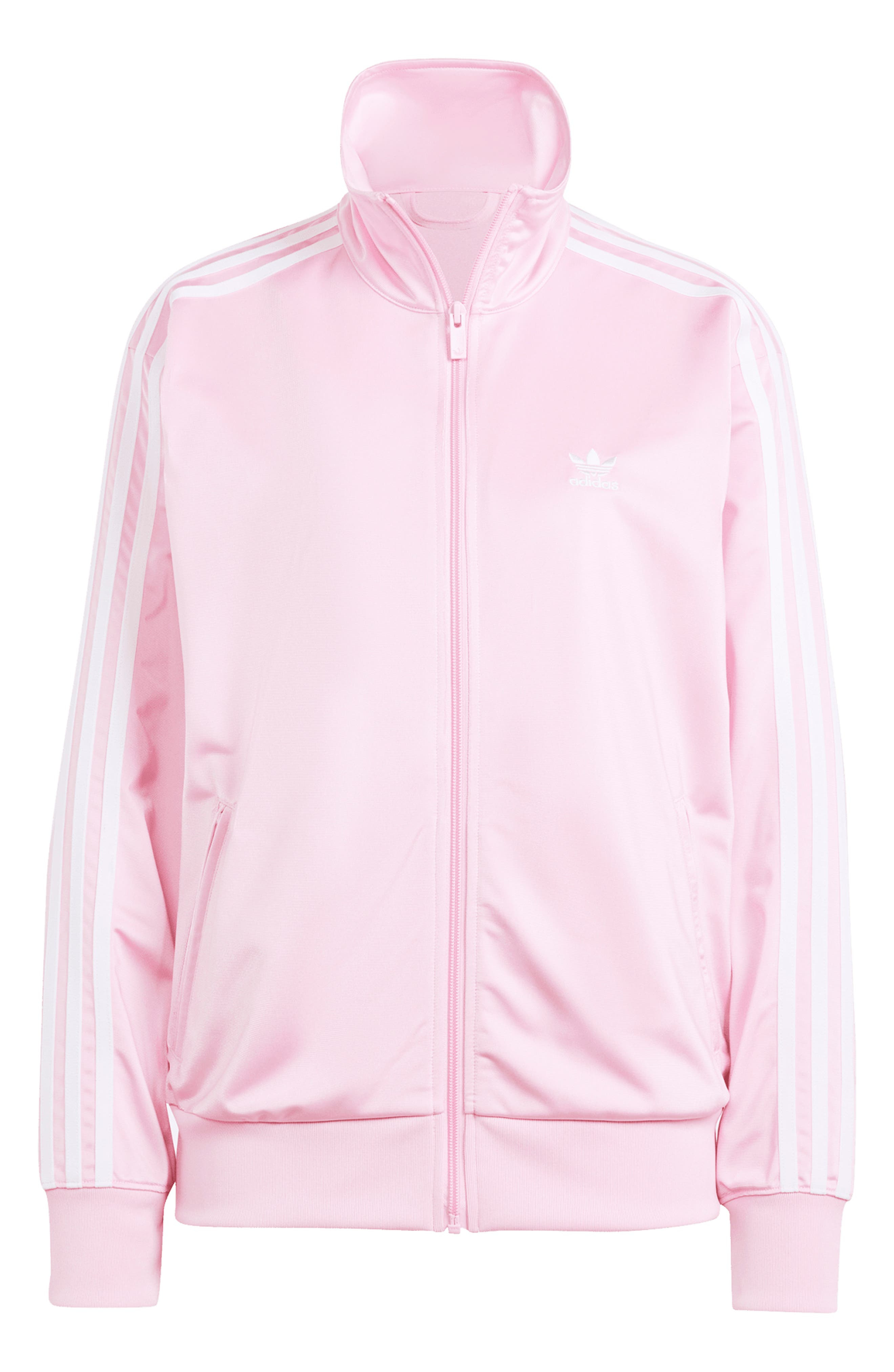adidas Firebird Recycled Polyester Track Jacket in True Pink at Nordstrom - 5