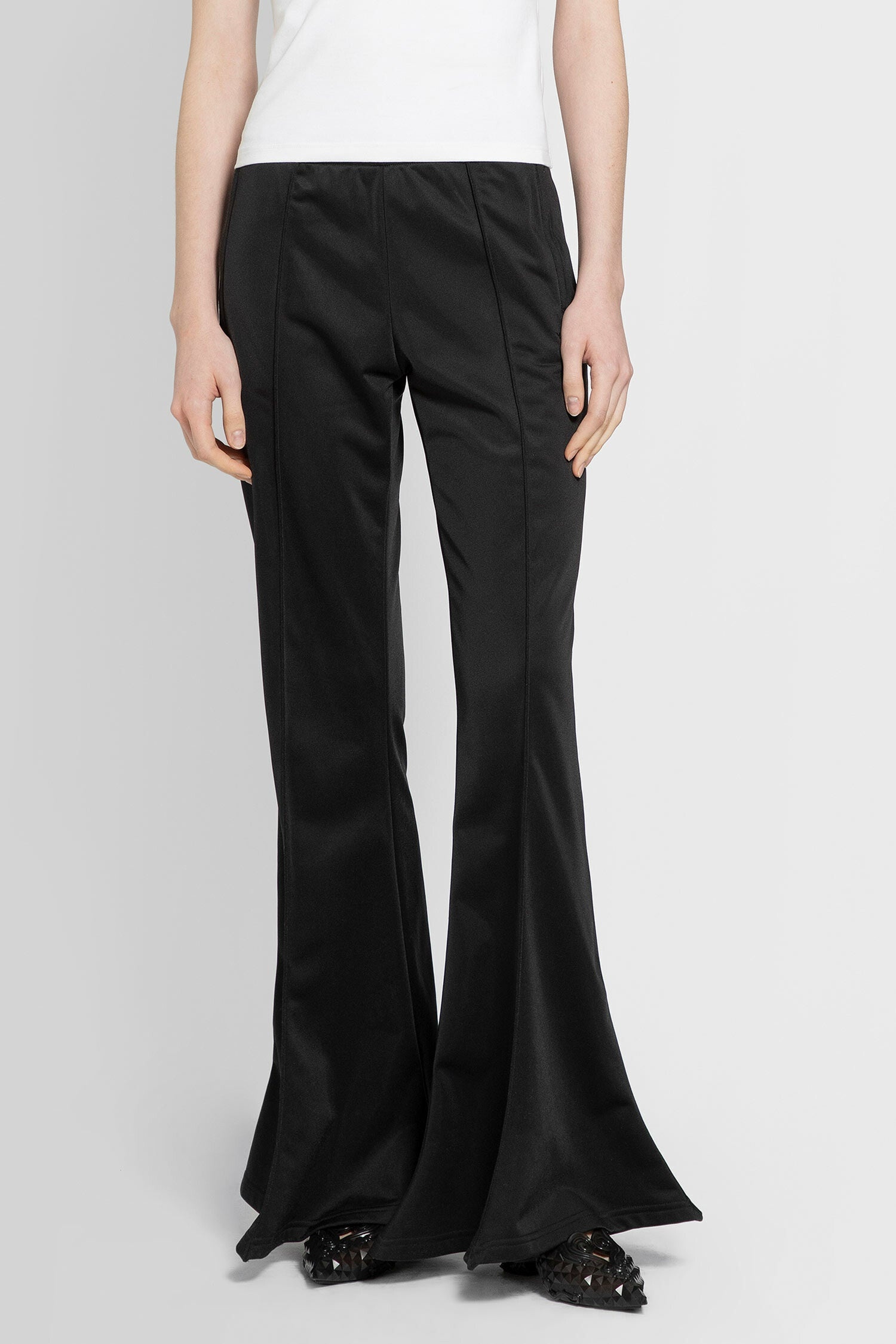 Y/PROJECT WOMAN BLACK TROUSERS - 1