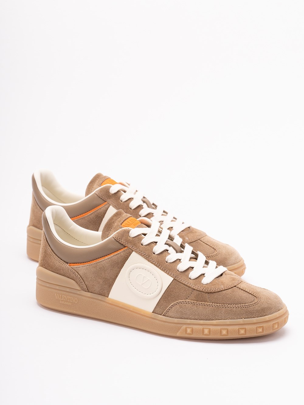 `Upvillage` Leather Sneakers - 5