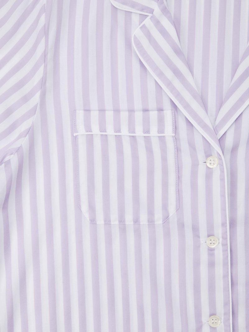 Women's Pyjamas Capri 19 Cotton Lilac 8