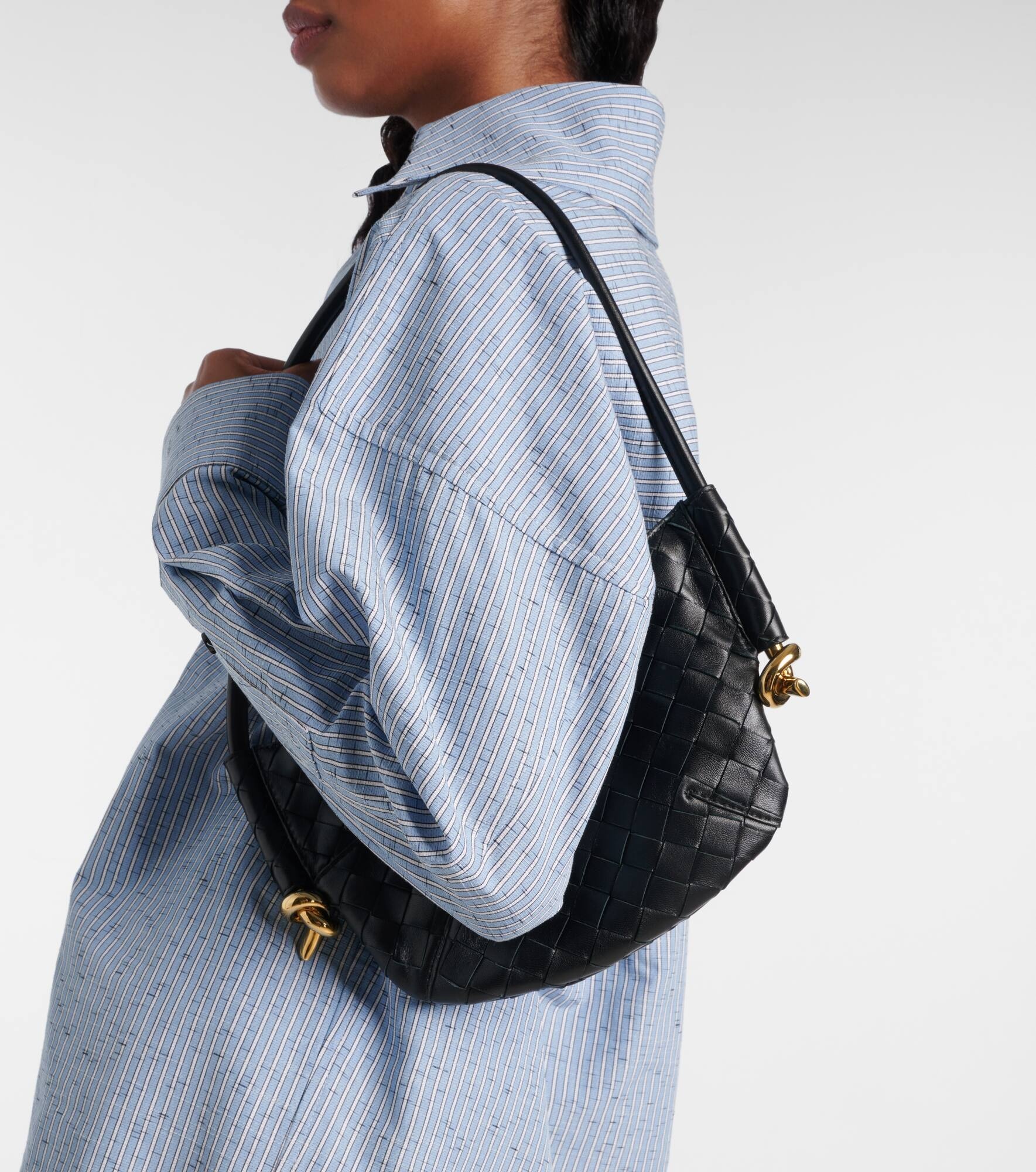 Solstice Mini leather shoulder bag - 7