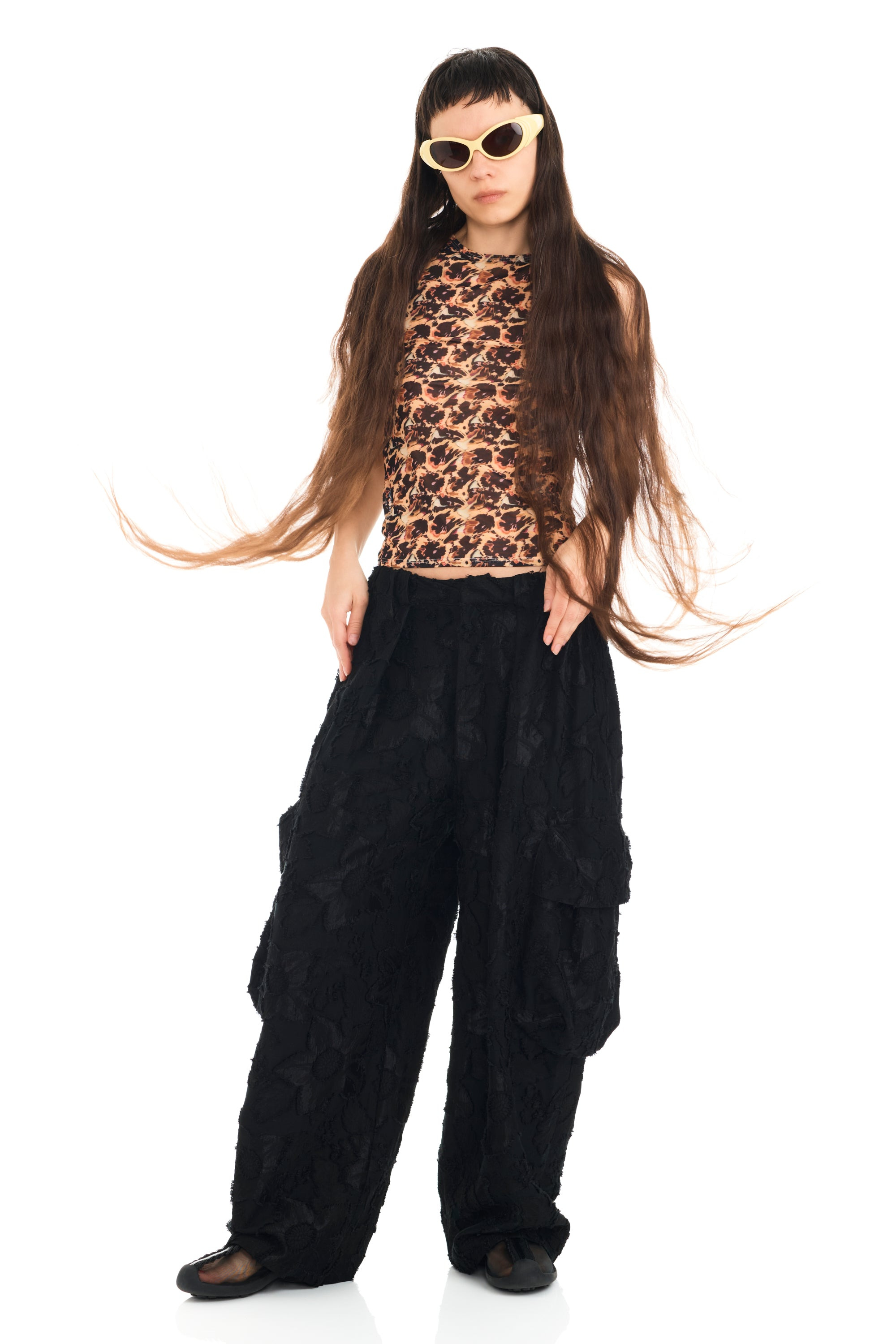 LEOPARD PEONY DACHI CARDIO TANK - 6