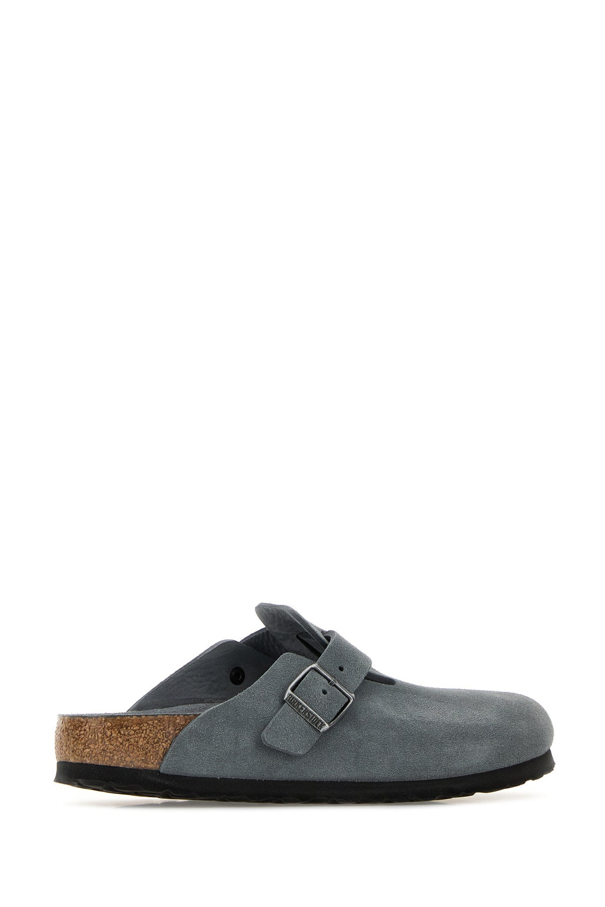 Dark grey suede Boston slippers - 3