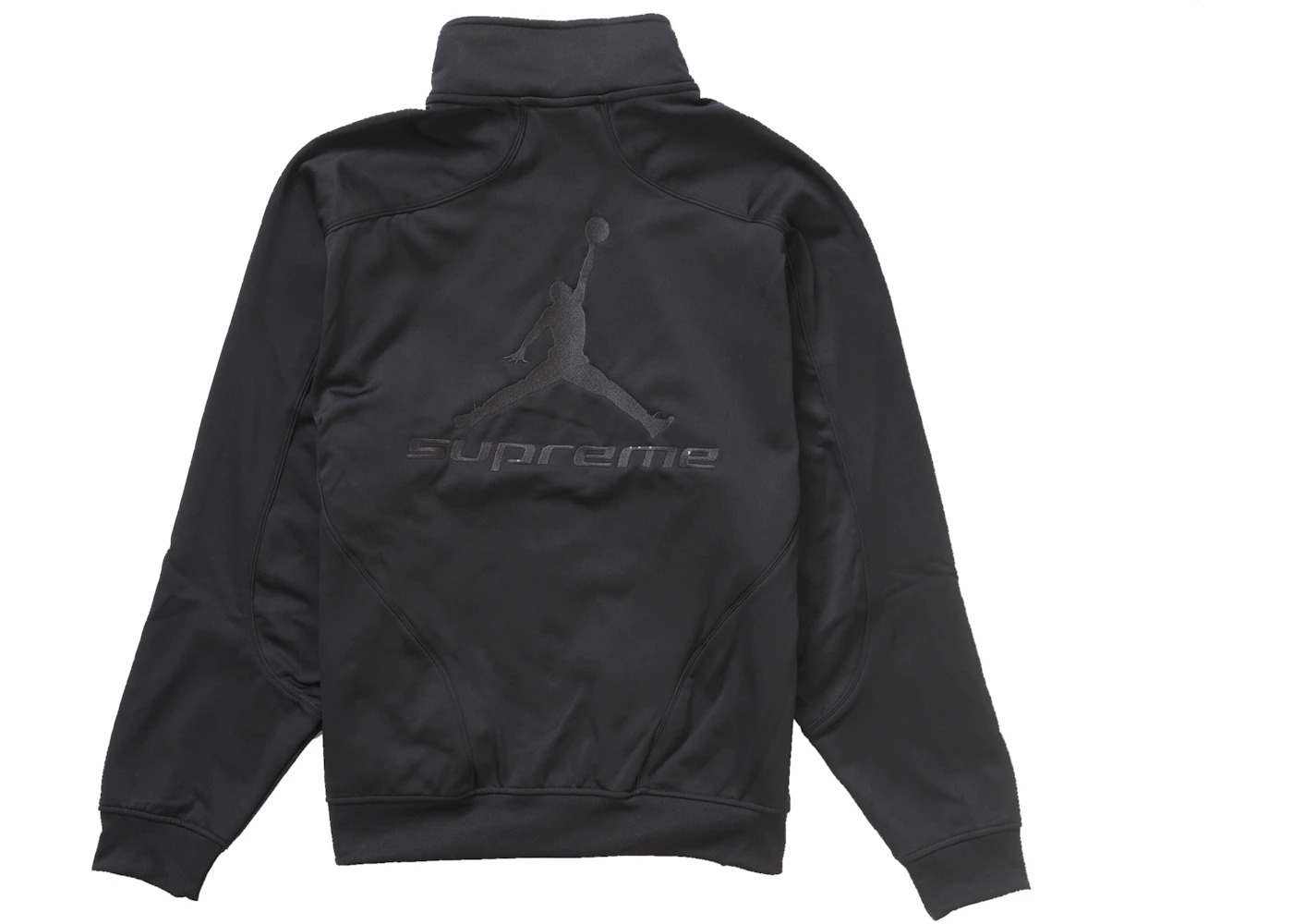 Supreme Jordan Tricot Track Jacket Black - 2