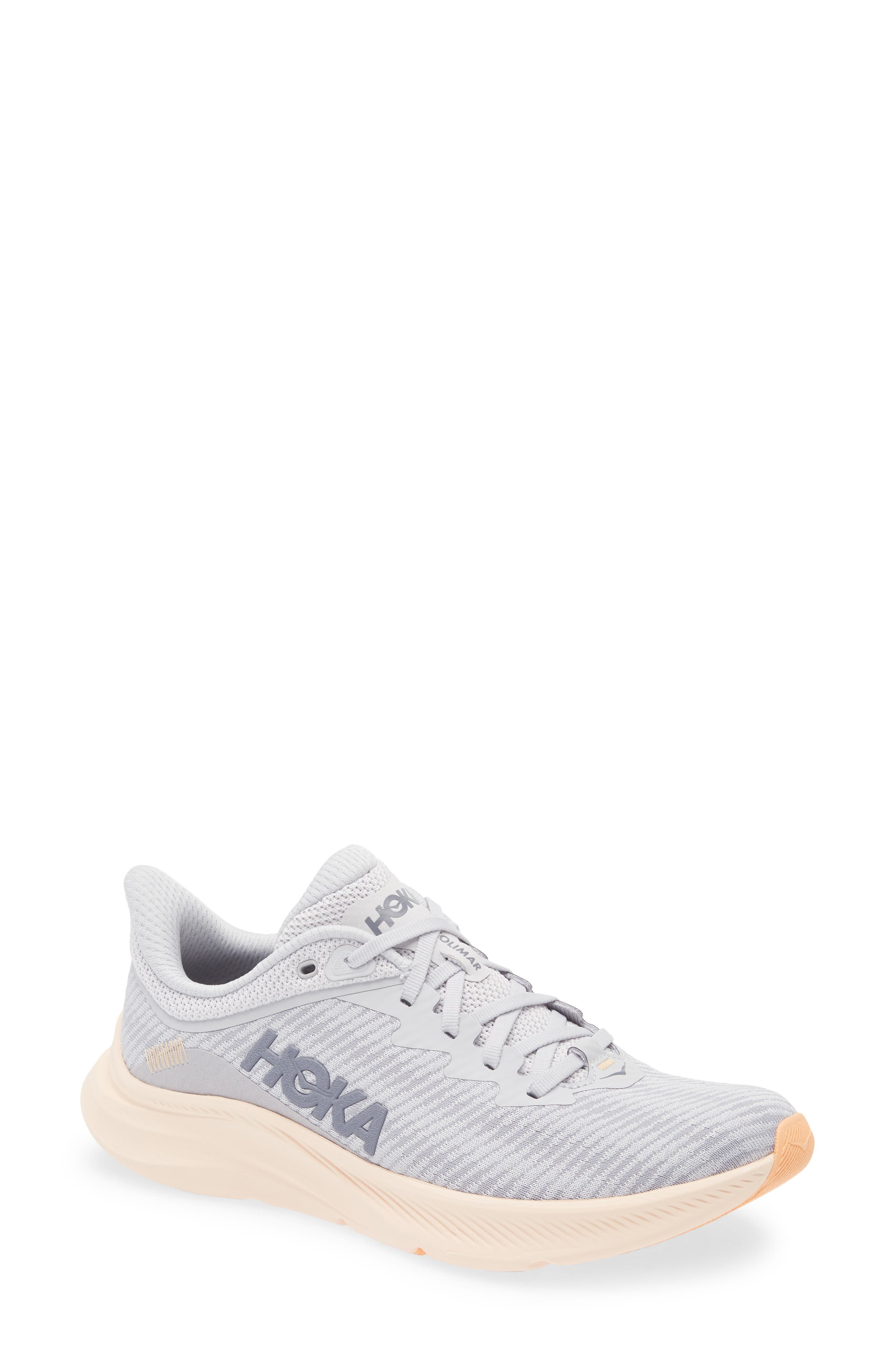 HOKA Solimar Running Shoe in Cosmic Grey /Tangerine Glow at Nordstrom - 1