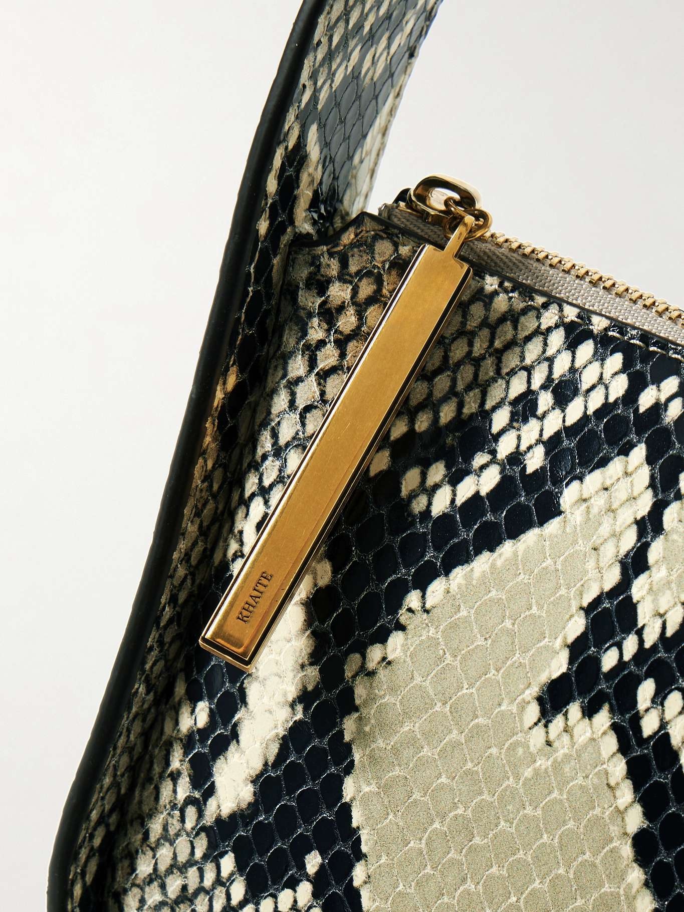 Lori snake-effect leather shoulder bag Snake print - 4