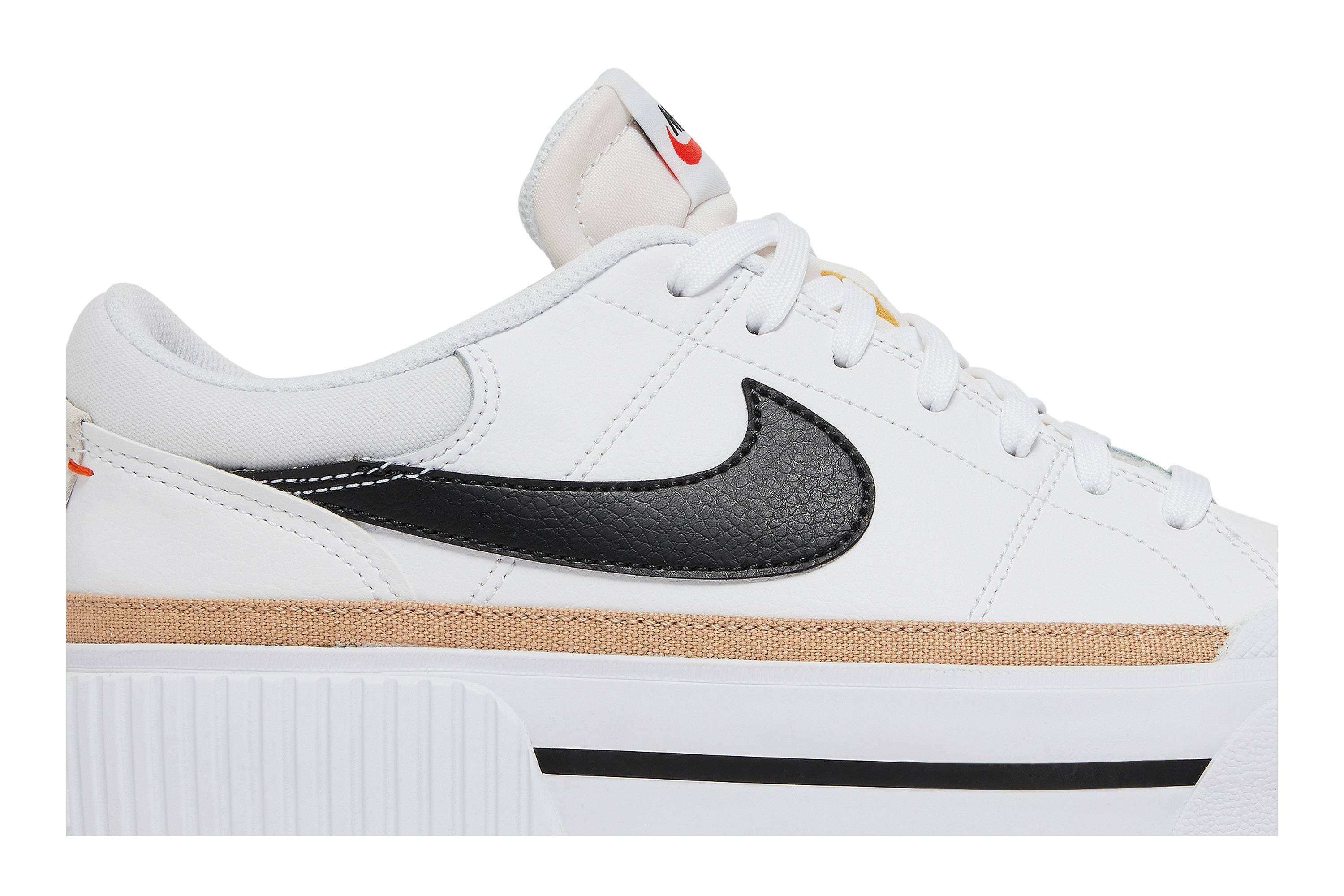 Wmns Court Legacy Lift 'White Hemp' - 2