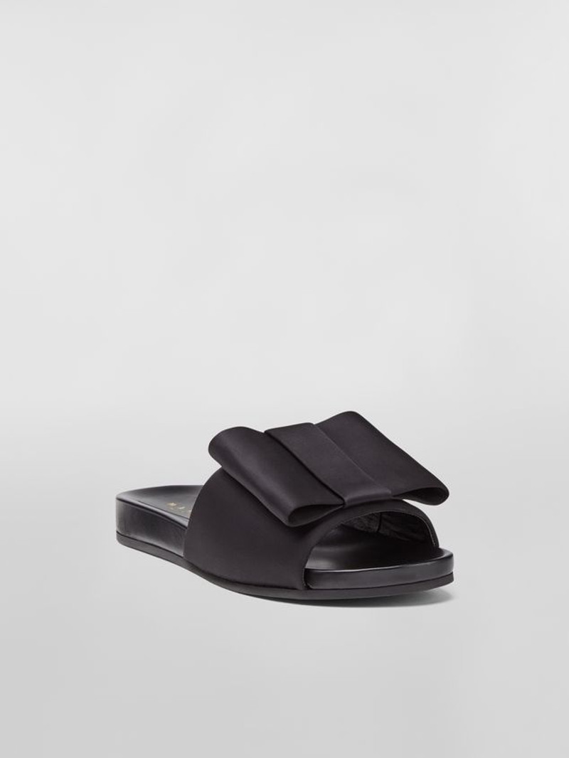 Marni BOW SATIN ONE-BAND SANDAL outlook