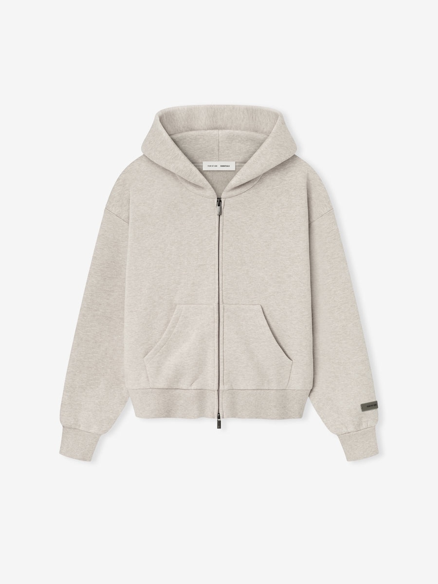 Womens Classic Fleece Zip-Up Hoodie - 1